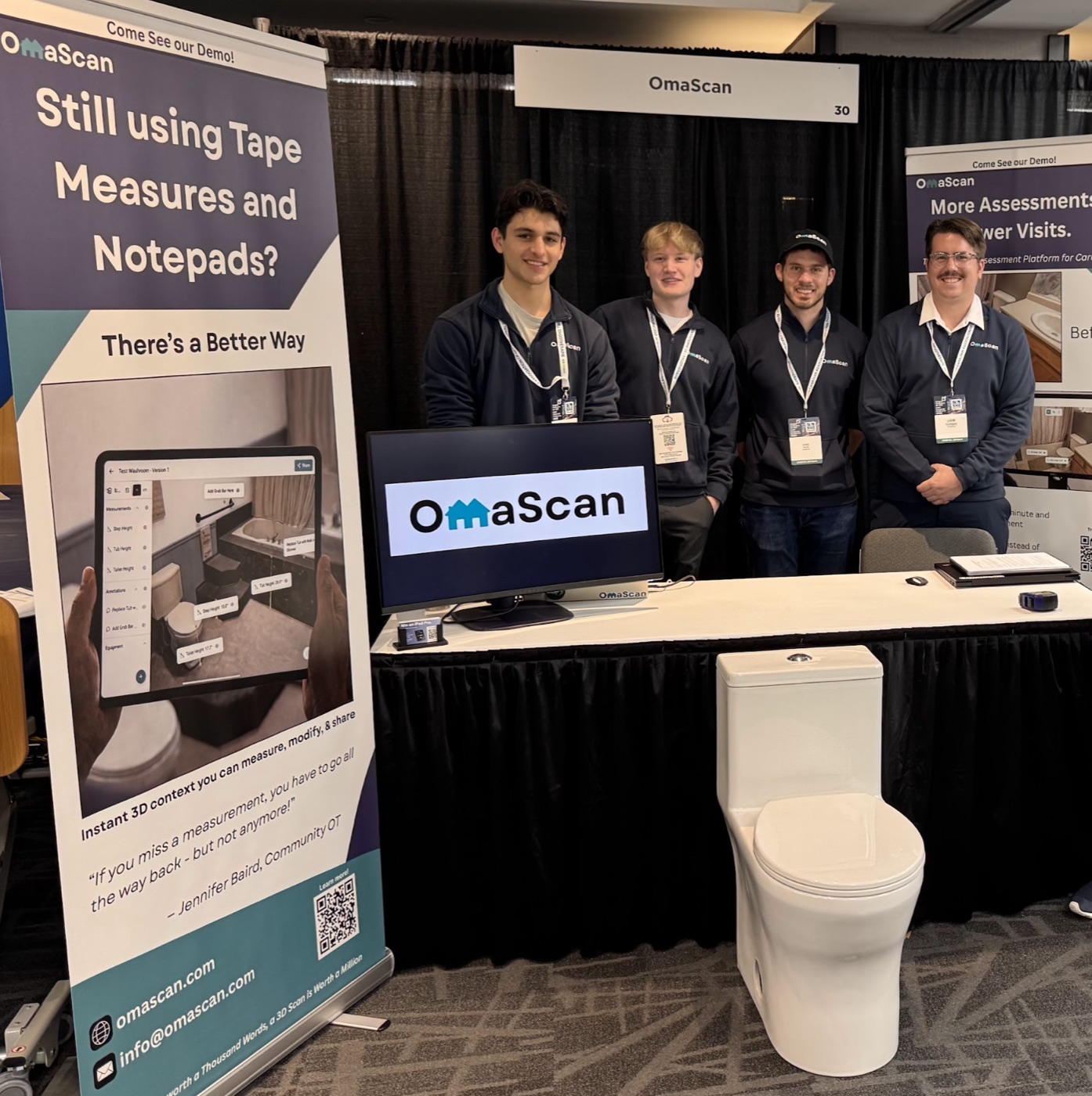 The OmaScan AI team at the CAOT 2026 conference